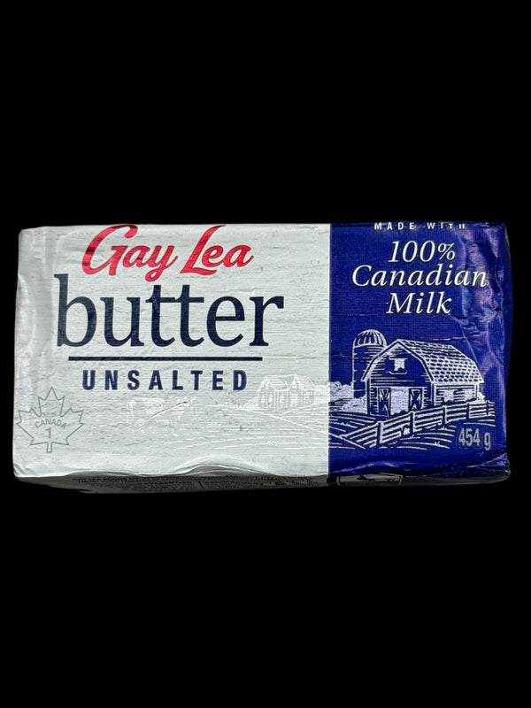 GAY LEA- BUTTER UNSALTED- 454G