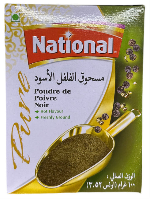 National-BLACK PEPPER POWDER-100gm