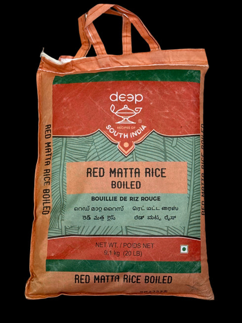 UDUPI - RED MATTA RICE - 20LB (YOU WILL RECEIVE DEEP BRAND AS UDUPI IS NOW DEEP)