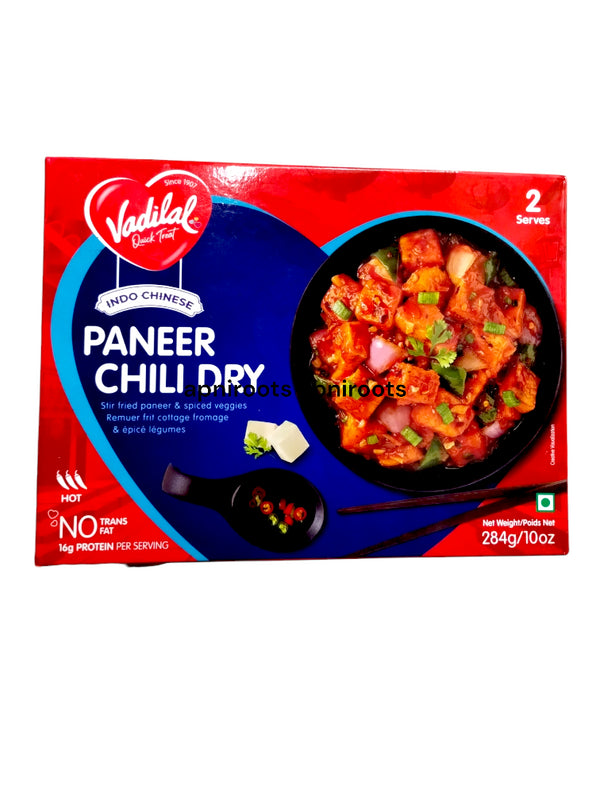VADILAL  -  INDO CHINESE PANEER CHILI DRY  -  284GM