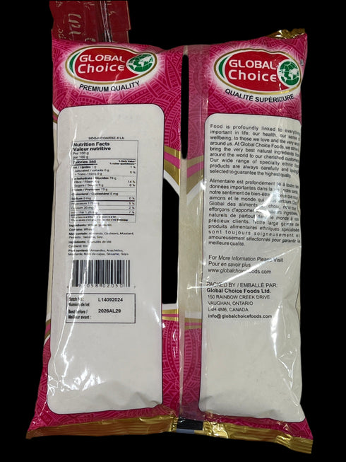 GLOBAL CHOICE - SOOJI COARSE - 4LB