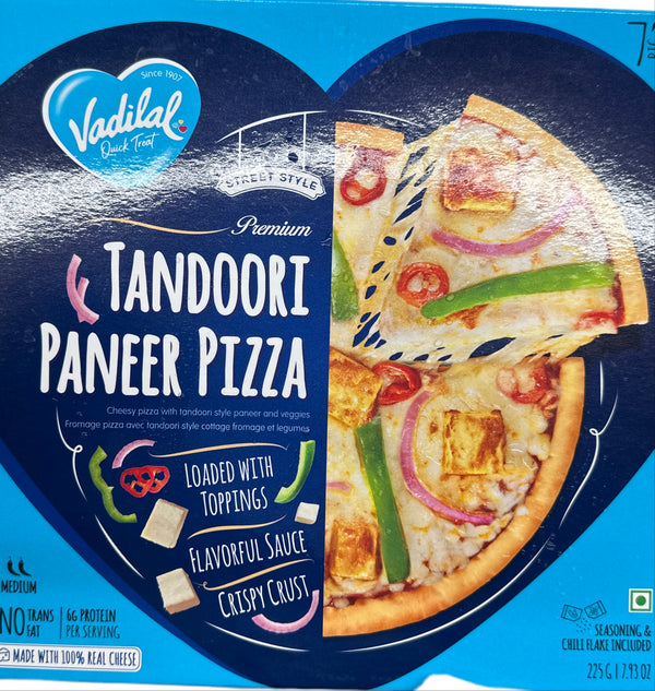 VADILAL TANDOORI PANEER PIZZA-225GM