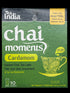 TEA INDIA - CHAI MOMENTS CARDAMOM ( 10 SACHETS ) - 223GM