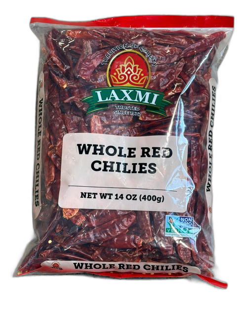 LAXMI RED CHILLIES WHOLE 400G