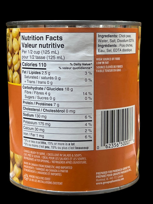CEDAR - CHICK PEAS - 796 ML