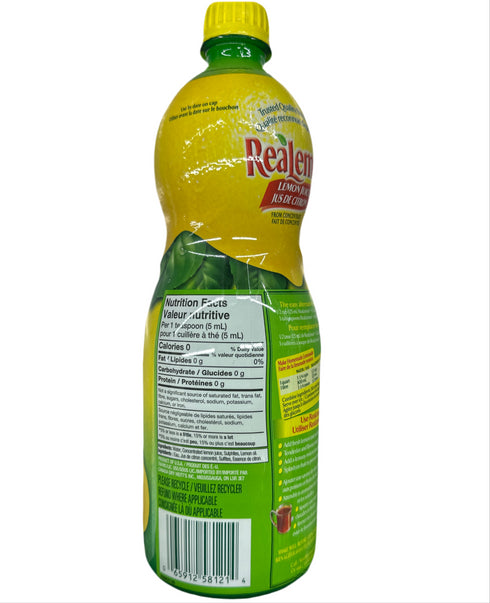 REALEMON- LEMON JUICE -945ML