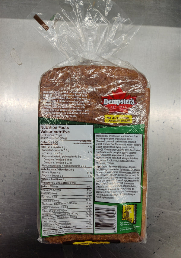 DEMPSTER'S- MULTIGRAIN -600GM