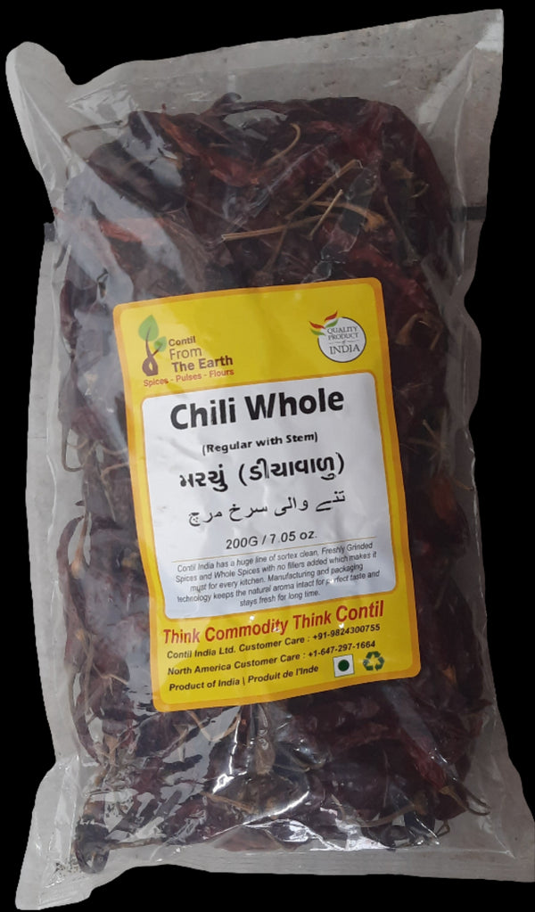 FTE - CHILI WHOLE WITH STEM - 200GM