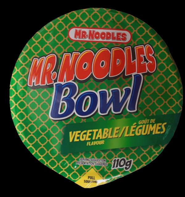 MR.NOODLES BOWL - VEGTABLE - 110GM