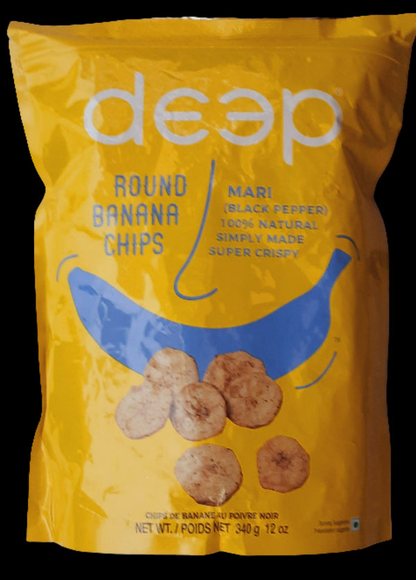 DEEP - ROUND BANANA CHIPS MARI - 340GM