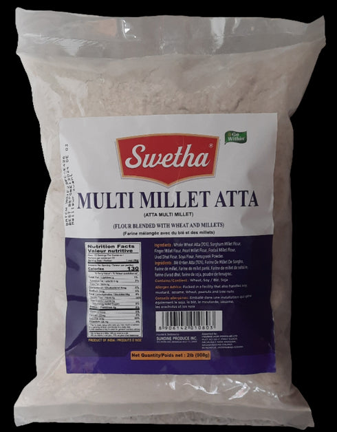 SWETHA - MULTI MILLET ATTA - 908GM