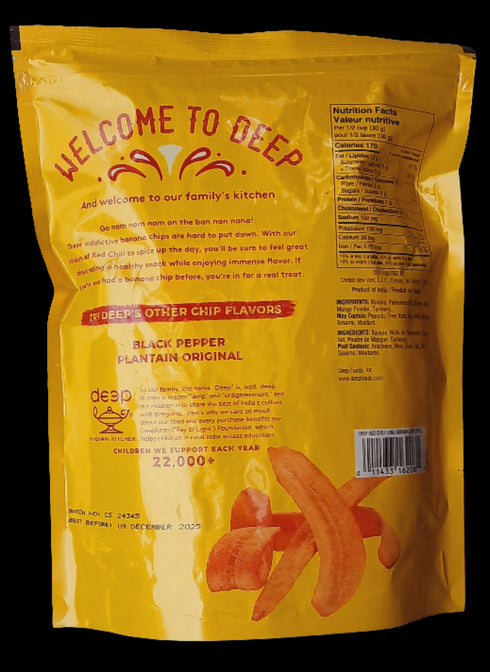 DEEP - LONG BANANA CHIPS RED CHILI - 200GM