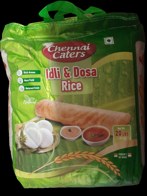 CHENNAI CATERS - IDLI AND DOSA RICE - 20LB