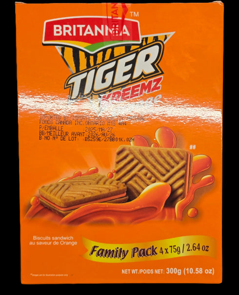 BRITANNIA- TIGER KREEMZ ORANGE - 300GM