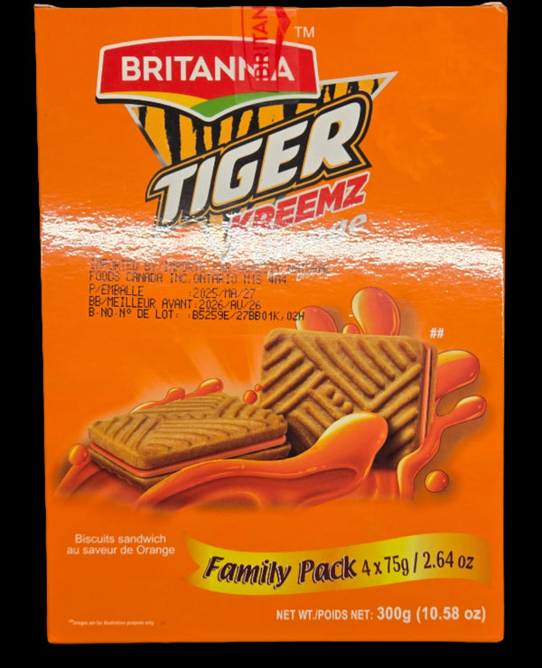 BRITANNIA- TIGER KREEMZ ORANGE - 300GM