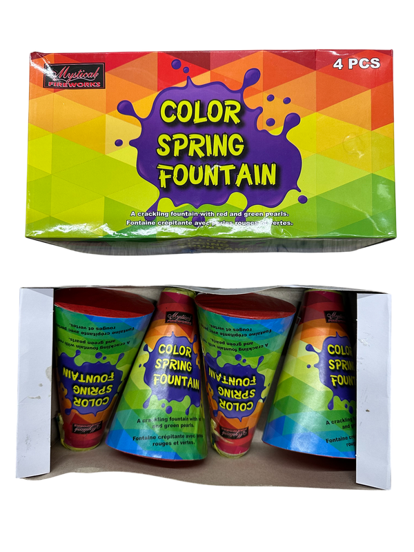 Fireworks Fountain colorful 4pcs