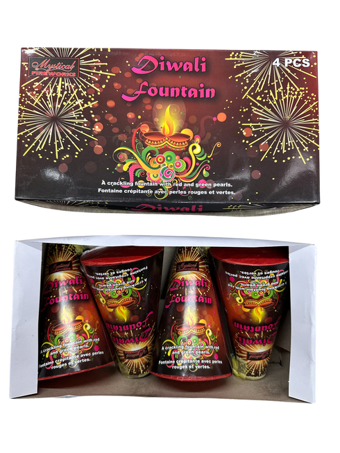 Fireworks Fountain Red 4pcs