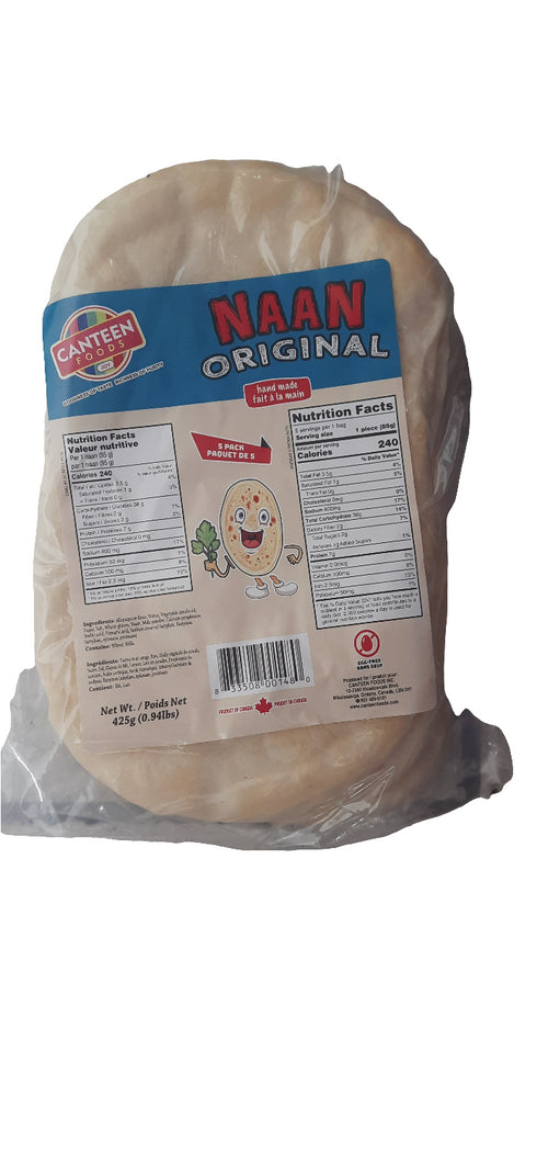 CANTEEN FOODS - NAAN ORIGINAL - 425GM