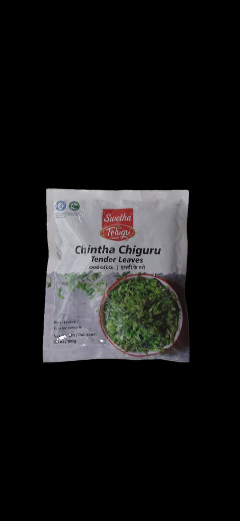 TELUGU FOODS - CHINTHA CHIGURU TENDER LEAVES - 100GM