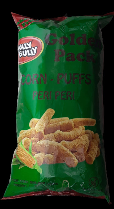 HULLY GULLY - CORN PUFFS - PERI PERI - 120GM