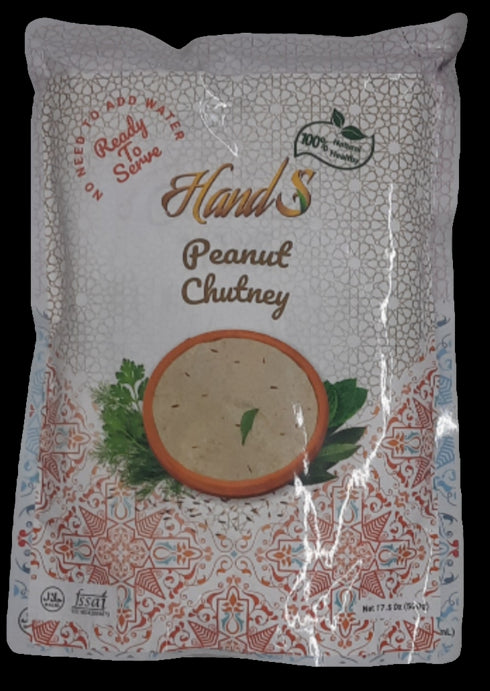 HANDS - PEANUT CHUTNEY ORIGINAL - 500G