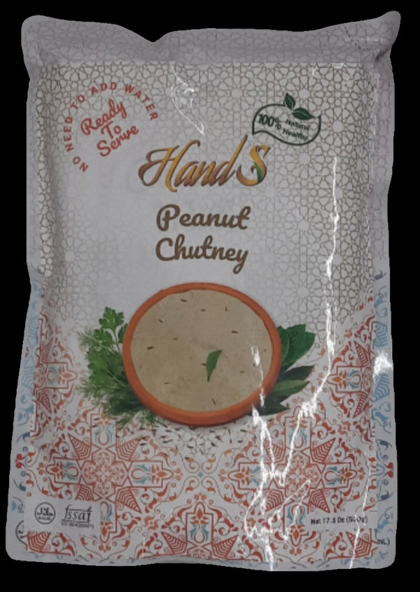 HANDS - PEANUT CHUTNEY ORIGINAL - 500G