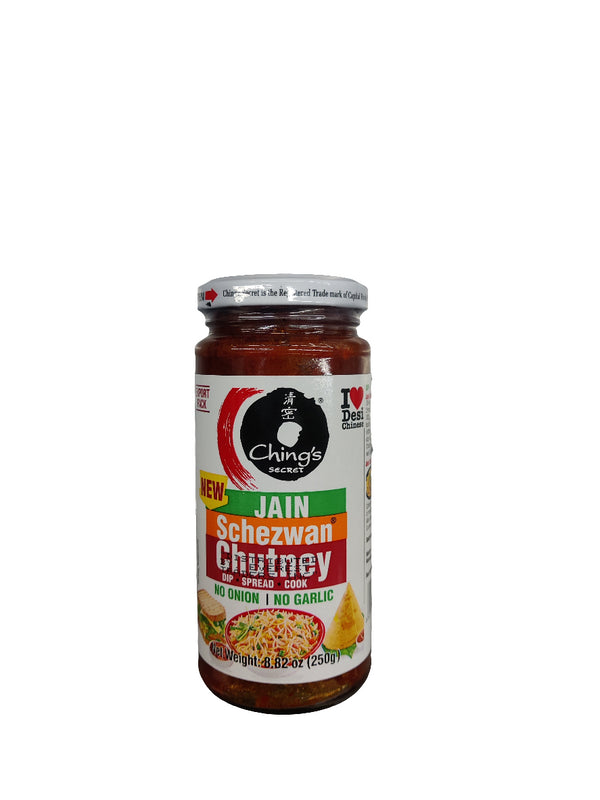 CHING'S -JAIN SCHEZWAN CHUTNEY NO ONION NO GARLIC - 250GM
