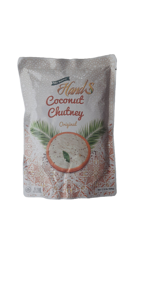 HANDS - COCONUT - CHUTNY - ORIGINAL - 500G