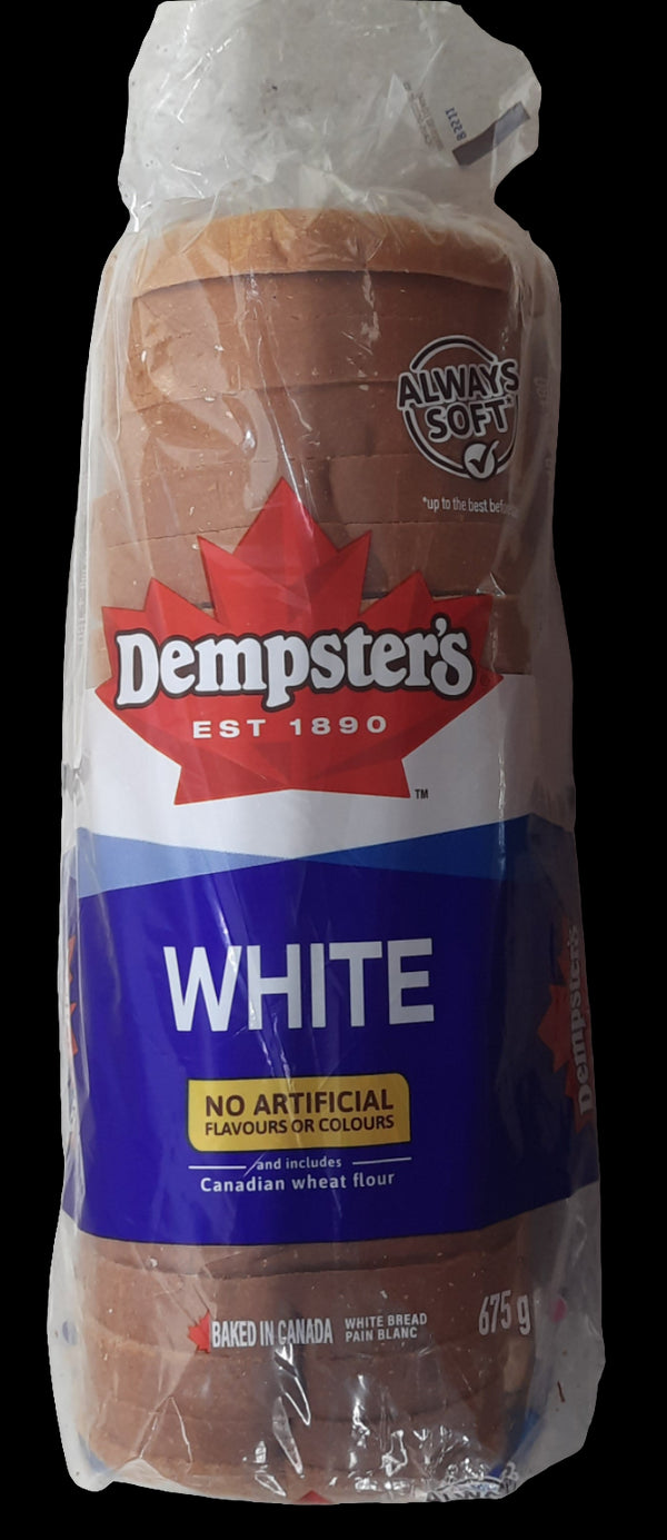 DEMPSTER'S - WHITE BREAD - 675GM