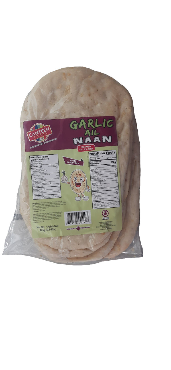 CANTEEN FOODS - GARLIC NAAN - 425GM
