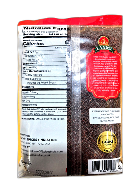 LAXMI SMALL MUSTARD SEEDS 400G