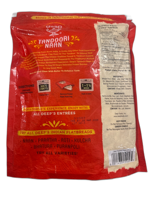 DEEP TANDOORI NAAN375GM