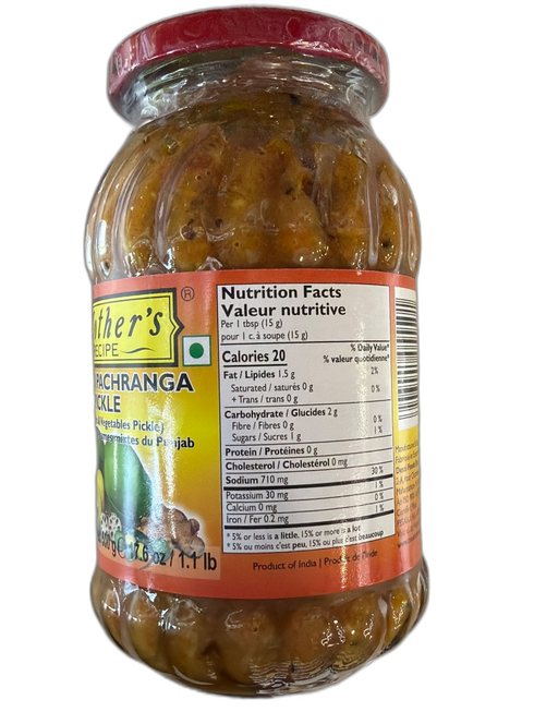 Mothers Punjabi Pachranga Pickle 12 X 500 g