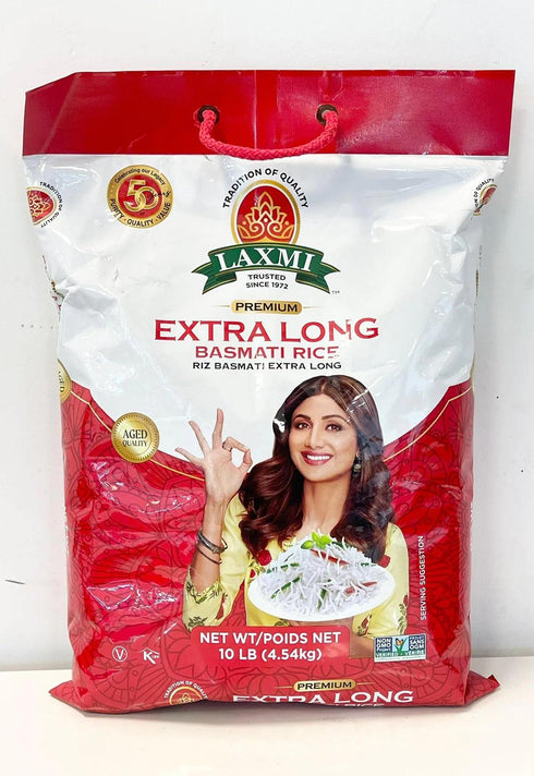 Laxmi Basmati RIce - 10lb - apniroots Grocery