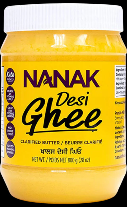 NANAK - PURE DESI GHEE CLARIFIED BUTTER - 800GM