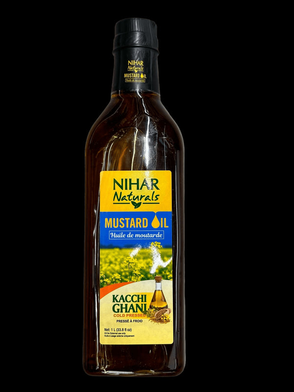 Nihar Mustard Oil (Kacchi Ghani) - 1L - apniroots Grocery