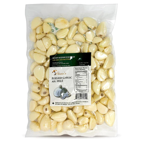 Peeled Garlic 1lb - apniroots Grocery