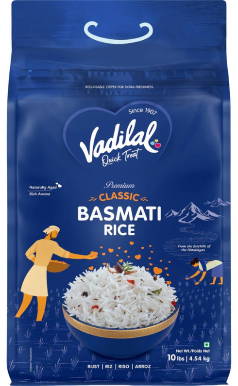 VADILAL - BASMATI RICE - 10LB