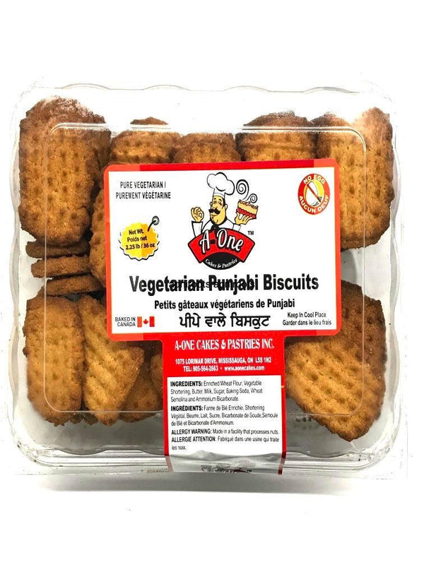 A-ONE VEG PUNJ COOKIES 2.25LB - apniroots Grocery