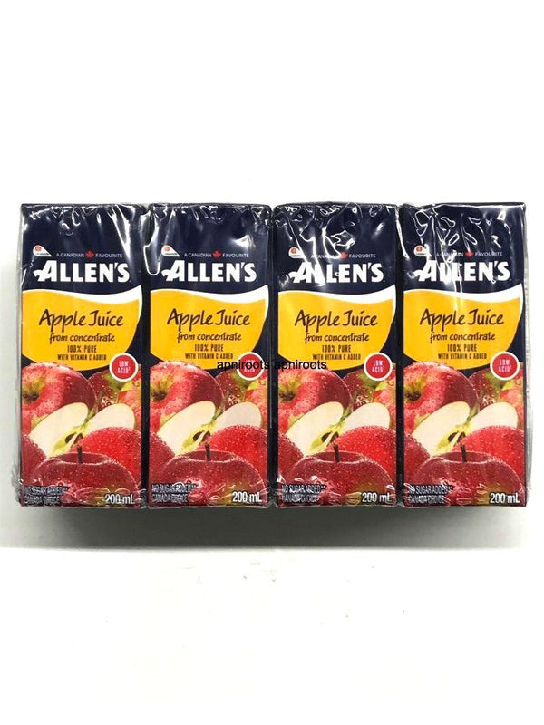 ALLENS APPLE JUICE 8PK - apniroots Grocery