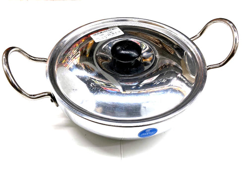 Aluminum Karahi No6 9Inch - apniroots Grocery