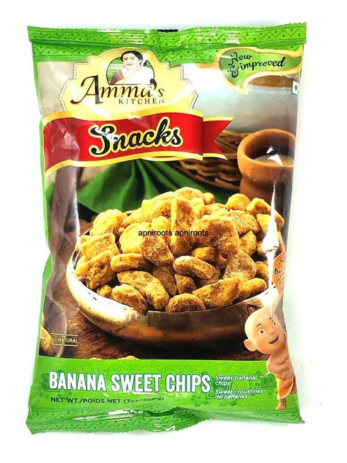 AMMA BANANA SWEETCHIPS 200G - apniroots Grocery