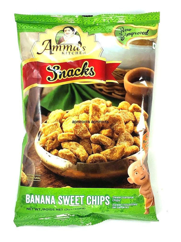 AMMA BANANA SWEETCHIPS 200G - apniroots Grocery