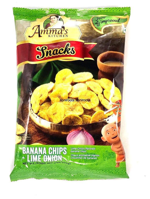 AMMA LIME ONION CHIPS 200G - apniroots Grocery