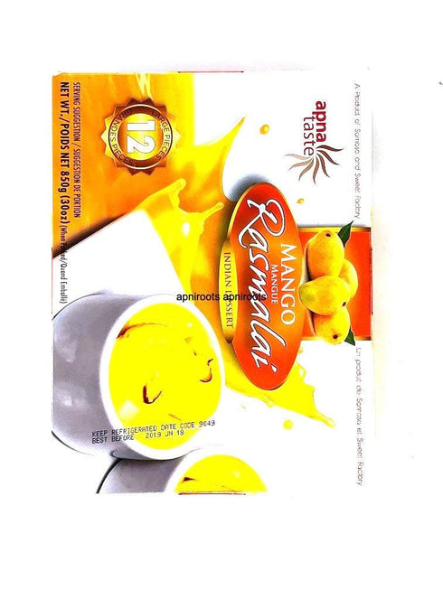 APNA TAST E MANGO RASMALAI 12PC - apniroots Grocery