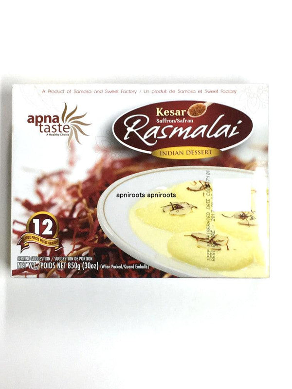 Apna Taste - Kesar Rasmalai - 850gm - apniroots Grocery