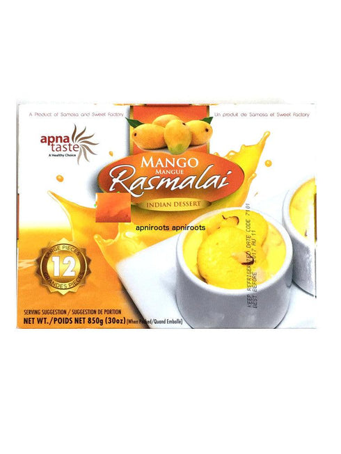 Apna Taste - Mango Rasmalai - 850gm - apniroots Grocery