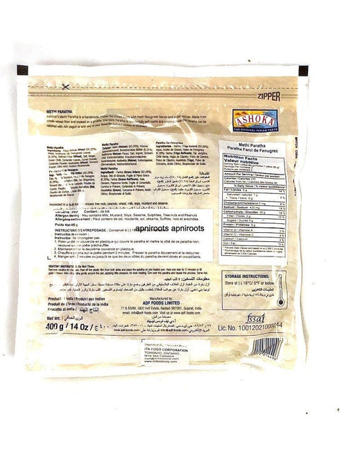 ASHOKA METHI PARATHA 5PC - apniroots Grocery
