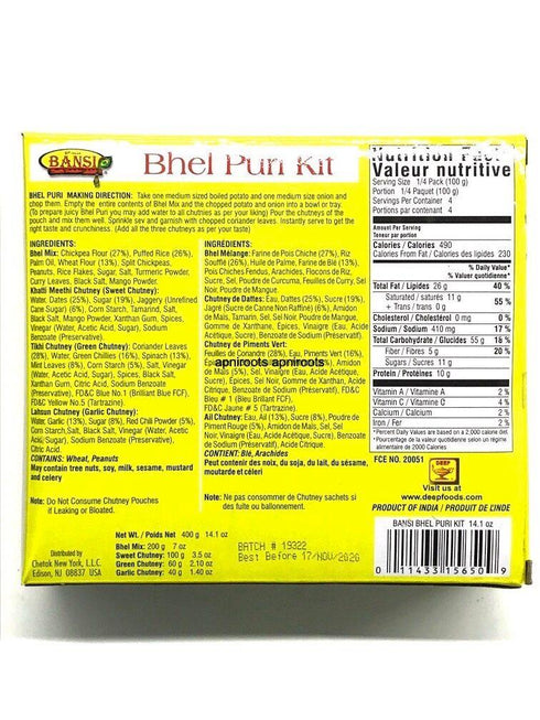 BANSI BHEL PURI KIT - apniroots Grocery