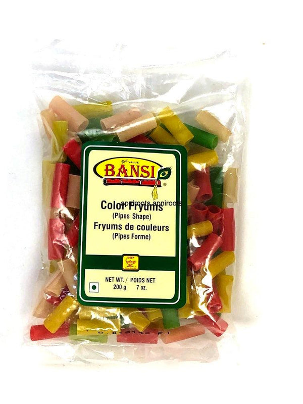 Bansi Pipe Fryums 200gm - apniroots Grocery